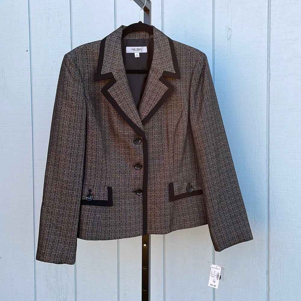Jones Studio Separates Women’s Blazer Brown Size 16